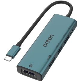 Onten 5-in-1 USB-C / Type-C to Dual HDM I+USB2.0+PD3.0 HUB UC126