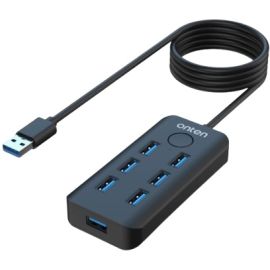Onten USB 3.2 Gen1 6-Port 5G Hub with Ethernet Card OTN-8121