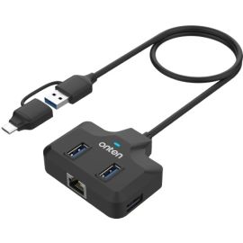 Onten Type-C/USB 3.1 Gen1 5G HUB with Ethernet Card OTN-UCA5311
