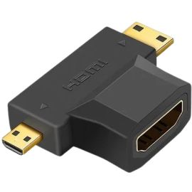 Onten Micro + Mini To HDMI Convertor 4K OTN-HD708