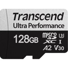 Transcend 128GB 340S UHS-I microSDXC Card with SD Adapter