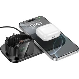 Hoco CW65 North 3-in-1 desktop wireless fast charger