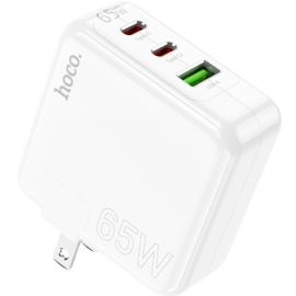 Hoco C115 Header PD65W + QC3.0 US cable set Wall charger
