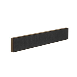 Bang & Olufsen Beosound Stage Powerful Dolby Atmos Soundbar - Smoked Oak with Grey Kvadrat