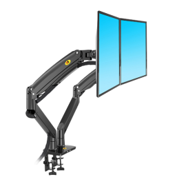 FLEXO F195A Heavy Duty Dual LED Gas Spring Arm Stand