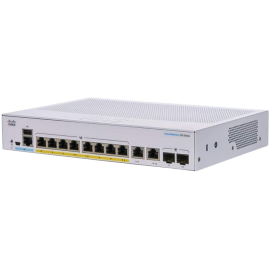 Cisco CBS250-8P-E-2G-EU Business 250 Series Smart Switch 8-port GE,PoE Ext PS 2x1G Combo