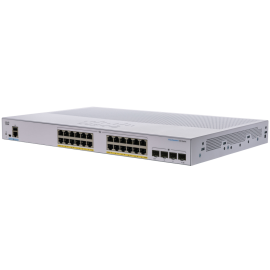 Cisco CBS350-24P-4G-EU 24 10/100/1000 PoE+ ports with 195W power budget + 4 Gigabit SFP Switch