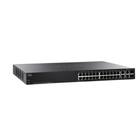 Cisco SF350-24P-K9-EU 24 Port 10/100 Managed PoE+ 02 Port Giga Uplinks With 2 SFP Combo