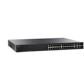 Cisco SF350-24P-K9-EU 24 Port 10/100 Managed PoE+ 02 Port Giga Uplinks With 2 SFP Combo