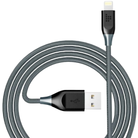 Tronsmart Lta14 Nylon 4ft Lightning Cable Grey