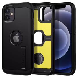 Spigen Apple iPhone 12 mini Tough Armor Case – ACS01753 – Black