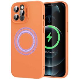 ESR Apple iPhone 12 Pro Max MagSafe Cloud Super Soft Case – Coral Orange