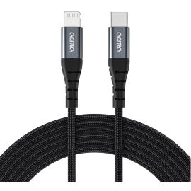 Choetech USB-C to Lightning Nylon Braided MFi Certified 2M Cable