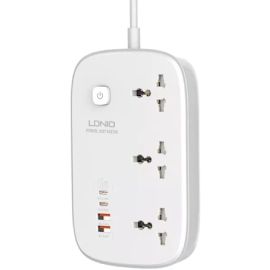 Ldnio SC3416 3AC Outlets 4-USB Power Strip