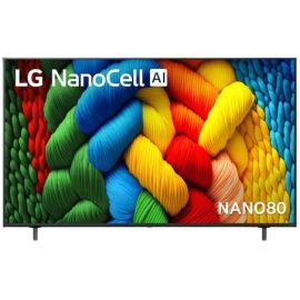 LG 65 Inch NANO80 Nano Cell AI 4K Smart TV 2025 (65NANO80ASA)