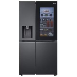 LG GR-X267CQEW InstaView Double Door Black Refrigerator