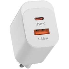 Maimi CQ19 GaN 30W PD USB C And QC3.0 USB A Dual Ports Wall Charger EU