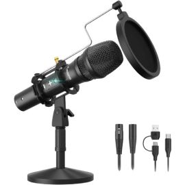 Maono HD300T USB & XLR Podcast Dynamic Microphone Studio Kit