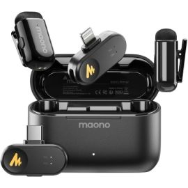 Maono Wave T1 Mini PBC2 Type-C & Lightning Receiver Wireless Lavalier Microphone