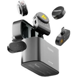 Maono Wave T5 PA3 Type-C & Lightning Camera Receiver Wireless Lavalier Microphone
