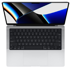 Apple MacBook Pro 2021 M1 Pro 14.2" 512GB SSD Silver MKGR3
