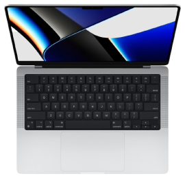 Apple MacBook Pro 2021 M1 Pro 14.2" 1TB SSD Silver MKGT3