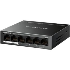 Mercusys MS106P 6-Port 10/100Mbps Desktop Switch with 4-Port PoE+