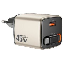 Micropack MWC-245 45W Fast Charging With Retractable Cable EU