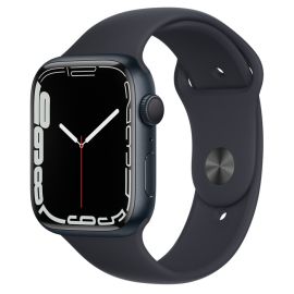 Apple Watch Series 7 45mm Midnight Aluminum Case with Midnight Sport Band MKN53