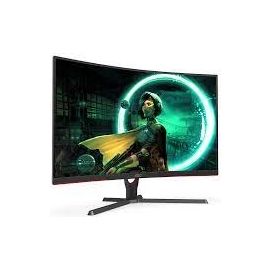 AOC 3-Sided 32" CQ32G3SE Frameless Curved Gaming  LED Monitor