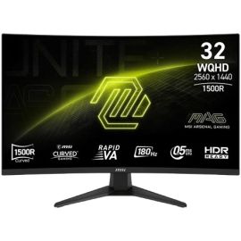 MSI MAG 321CQF E18 31.5" 180Hz WQHD Curved Monitor