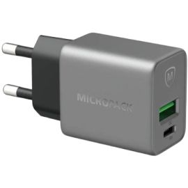 Micropack MWC-233PD 33W Fast Charging USB C Dual Port Wall Charger