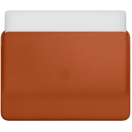 Apple Leather Sleeve for 16‑inch MacBook Pro – Saddle Brown