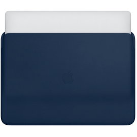 Apple Leather Sleeve for 16‑inch MacBook Pro – Midnight Blue