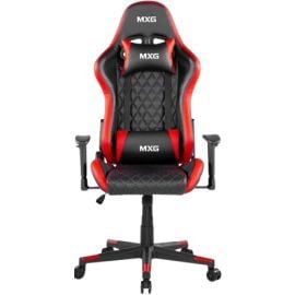 MXG GCH-01 Large Diamond Quilted PU Gaming Chair Red/Black