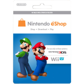 Nintendo Wii U/3DS eShop Prepaid Card (US)