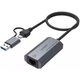 Onten UE101 USB 3.0 + Type C To Gigabit Lan Adapter