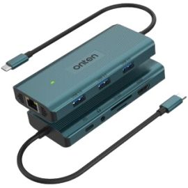 Onten UC961 9 in 1 USB-C Multi-Function Docking Station