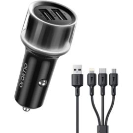 Oraimo Highway 15 15.5W Car Charger with 3 in 1 Cable (OCC-1152D-X93)