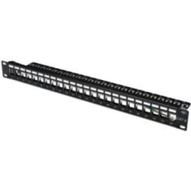 Nexans Essential Patch Panel 24 Keystone Black