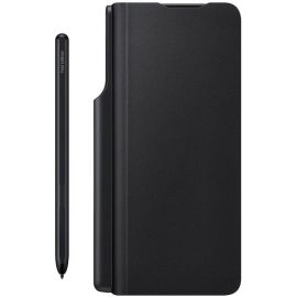Samsung Galaxy Z Fold3 5G Flip Cover with Pen, Black