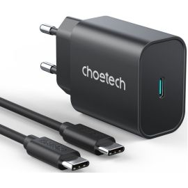 Choetech 25W USB C  Charger Fast Charge Wall Adapter 1m USB C Cable