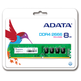 Adata Unbuffered-DIMM 8GB DDR4 2666Mhz AD4U266638G19-R RAM for Desktop