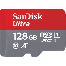 SanDisk 128GB Ultra microSDXC UHS-I 100MB Memory Card