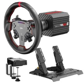 PXN VD6 PC Steering Wheel and Pedals Bundle