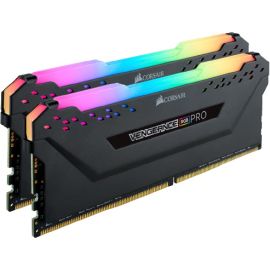 Corsair Vengeance RGB PRO 32GB (2 x 16GB) DDR4 DRAM 3600MHz C18 Memory Kit Black