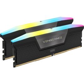 Corsair Vengeance RGB 32GB (2x16GB) DDR5 DRAM 6400MT/s CL36 Memory Kit — Black (CMH32GX5M2B6400C36 )