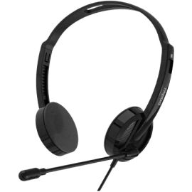 Rapoo H101 Wired Stereo Headset with Mic – 3.5mm Black