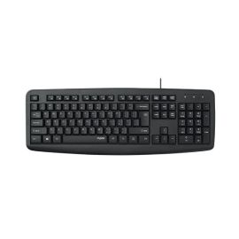 RAPOO NK2600 Spill-Resistant Black Wired USB Keyboard