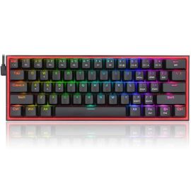 Redragon K617 Fizz RGB New Gaming Keyboard Red Switch 61 Keys